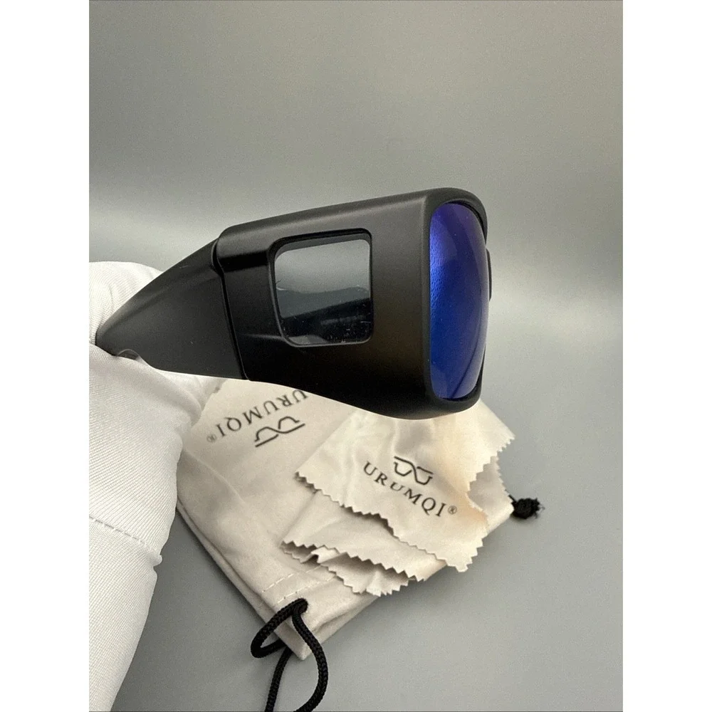 URUMQI Sunglasses Fit Over Glasses Polarized 100% UV Protection Wrap-Case/Cloth